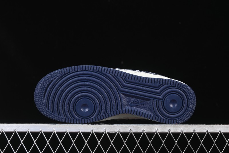 Nike Air Force 1 '07 Low LV Collaboration White Blue Casual Sneakers - YF9511-812