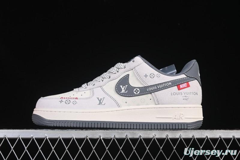 Nike Air Force 1 '07 Low LV Collaboration Grey Hook Woven Label Casual Sneakers - CX5050-Y25