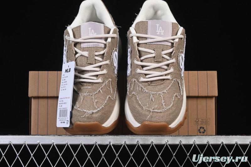 Adidas NY MLB Bigball Chunky Vintage Cursive Height-Increasing Thick Sole Running Shoes - 3ASHVT25N07BGS