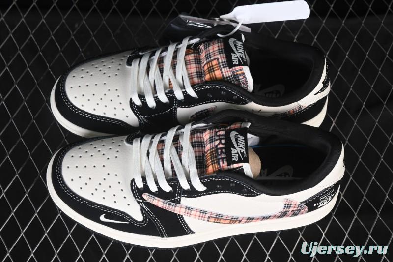 Nike Travis Scott x Fragment Design x Air Jordan 1 Low OG SP AJ1 Low-top Casual Sneakers - XS2025-048