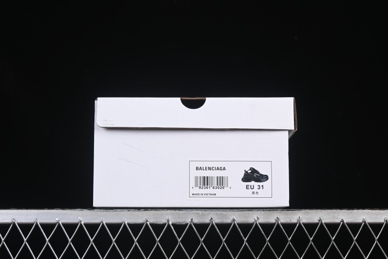 Balenciaga Non-Slip Wear-Resistant Casual Kids Shoes Black
