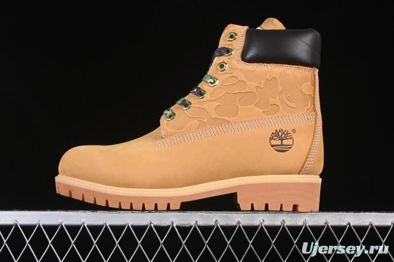 Timberland Bape Undefeated Triple Collaboration Limited Edition Waterproof Boots - TB0A1R7Y231