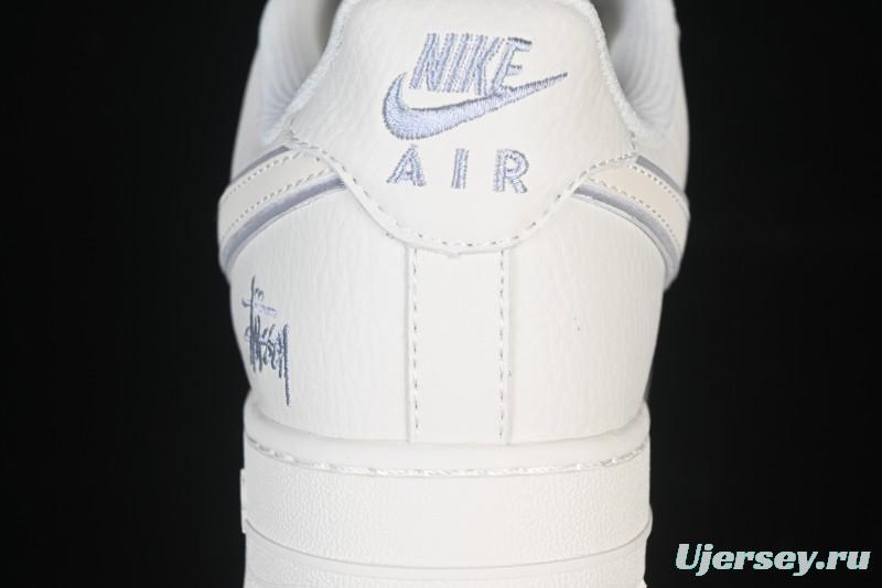 Nike Air Force 1 '07 Low Stussy Collaboration Beige Low-Top Casual Sneakers - CS5288-034