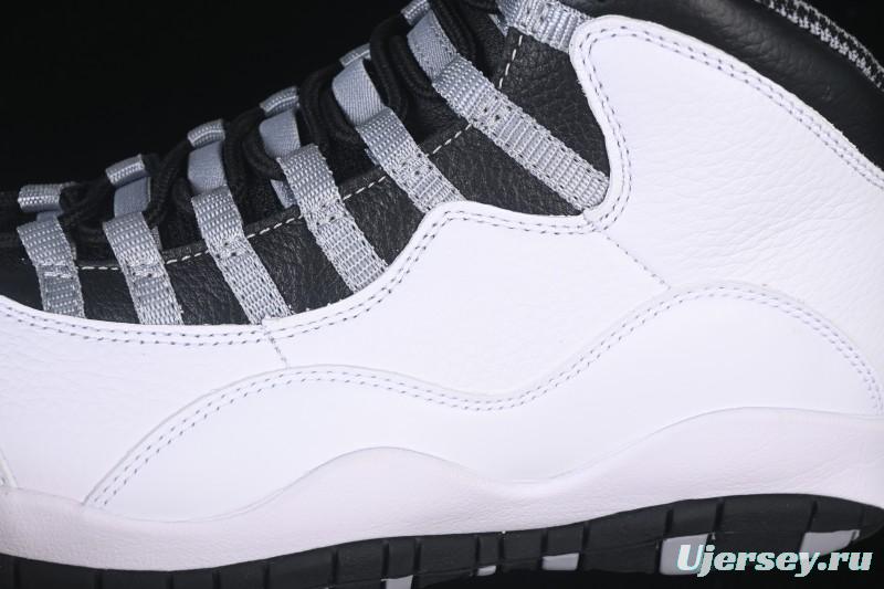 Nike Air Jordan 10 Retro Light Steel Grey Basketball Shoes - HJ6779-104