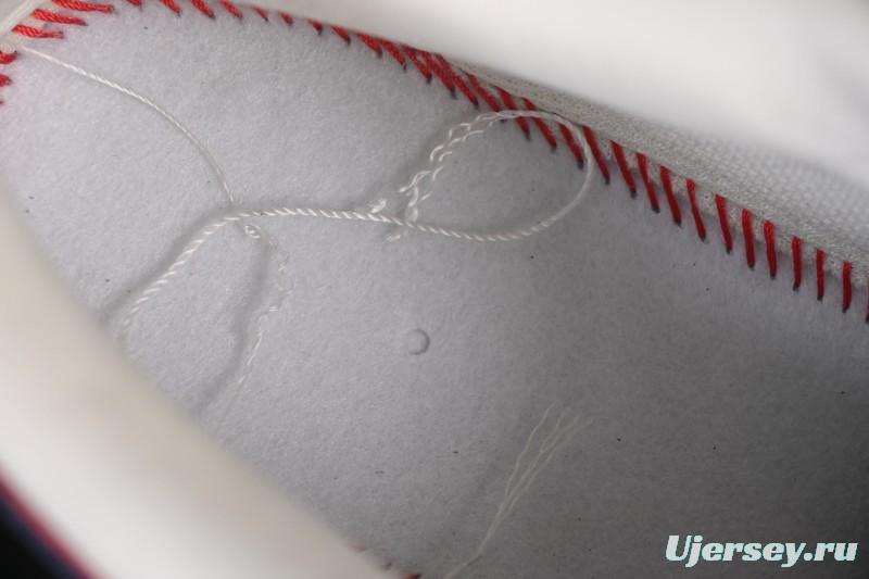 Nike Air Force 1 '07 Low Supreme Collaboration White Blue Wine Red Casual Sneakers - YF9511-801