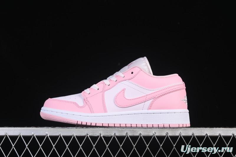 Nike Air Jordan 1 Low AJ1 Pearl Pink Low-top Casual Sneakers - 553560-614
