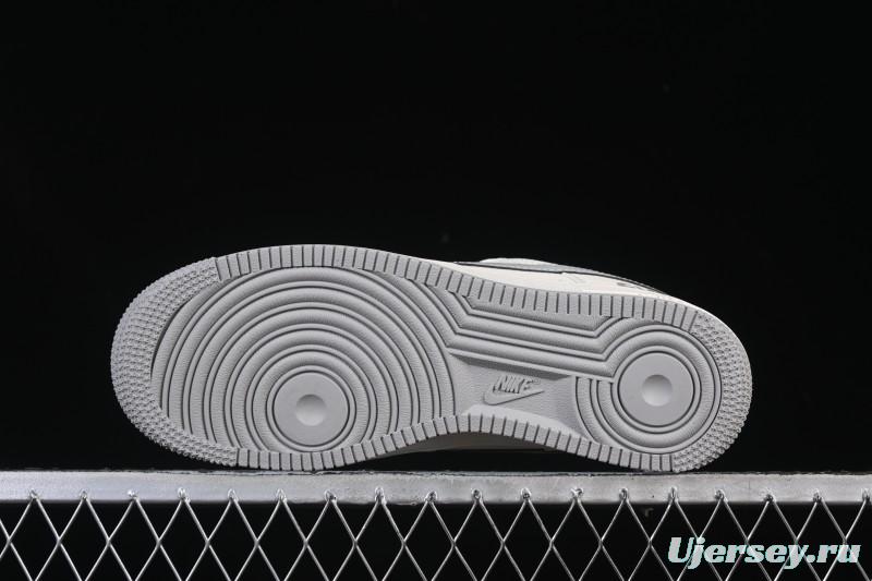 Nike Air Force 1 '07 Low Gucci Collaboration Ghost Face Beige Gray Casual Sneakers - QW5836-024