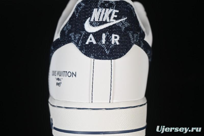 Nike Air Force 1 '07 Low LV Collaboration Denim Patchwork Casual Sneakers - SC0601-556