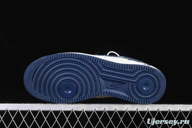 Nike Air Force 1 '07 Low LV Collaboration White Blue Casual Sneakers - YF9511-811