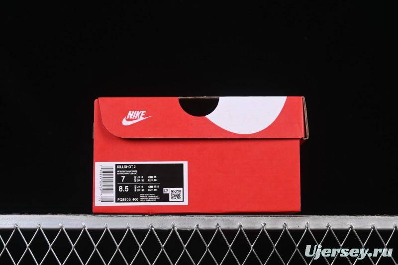 Nike Killshot 2 Retro Comfortable Slip-Resistant Lightweight Low-Top Skate Shoes - FQ8903-400