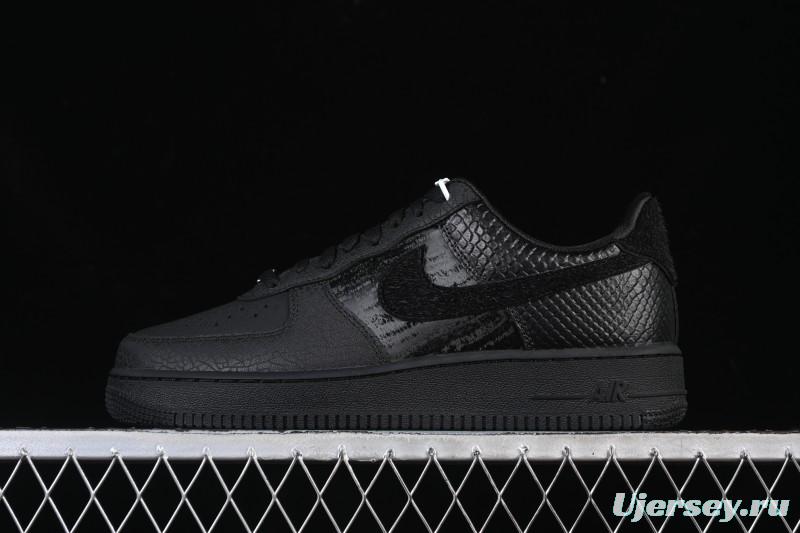Nike Air Force 1'07 Low Casual Sneakers with Full-Length Air Cushion - HQ1977-001