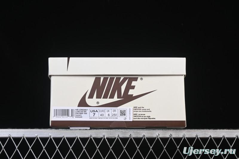 Nike Travis Scott x Air Jordan 1 Low OG AJ1 DM7866-100