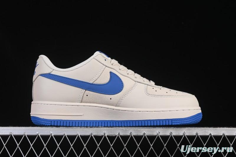 Nike Air Force 1 '07 Low LV Collaboration Mesh Panel Light Blue Low-Top Casual Sneakers - QW5836-025