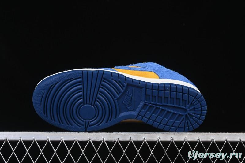 Nike Dunk Low Panda Blue Orange Low-Top Casual Skate Shoes - IH7648-700