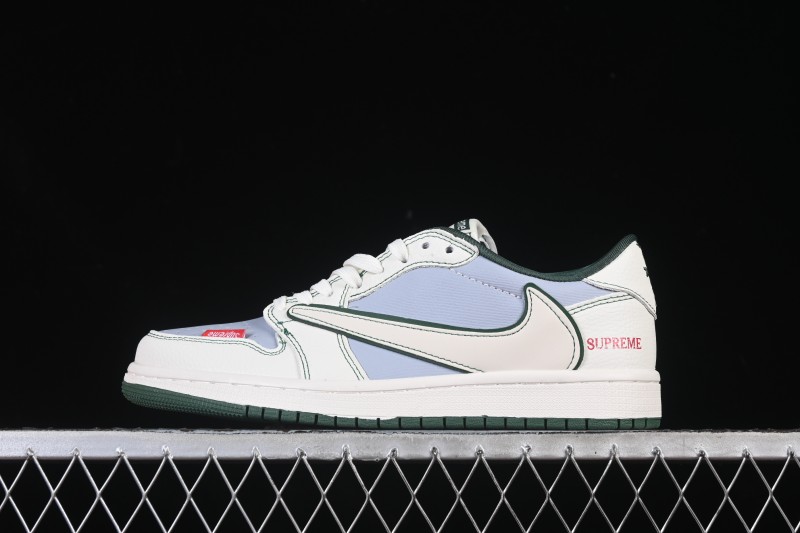 Nike Travis Scott x Fragment Design x Air Jordan 1 Low OG SP AJ1 Low Top Casual Sneakers - JW1188-149