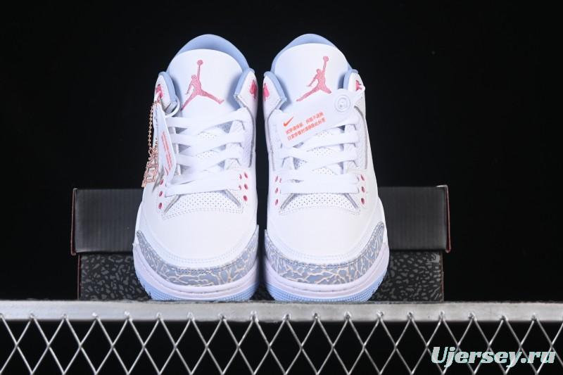 Nike Air Jordan 3 Retro Cobalt Bliss Design - HQ0784-101