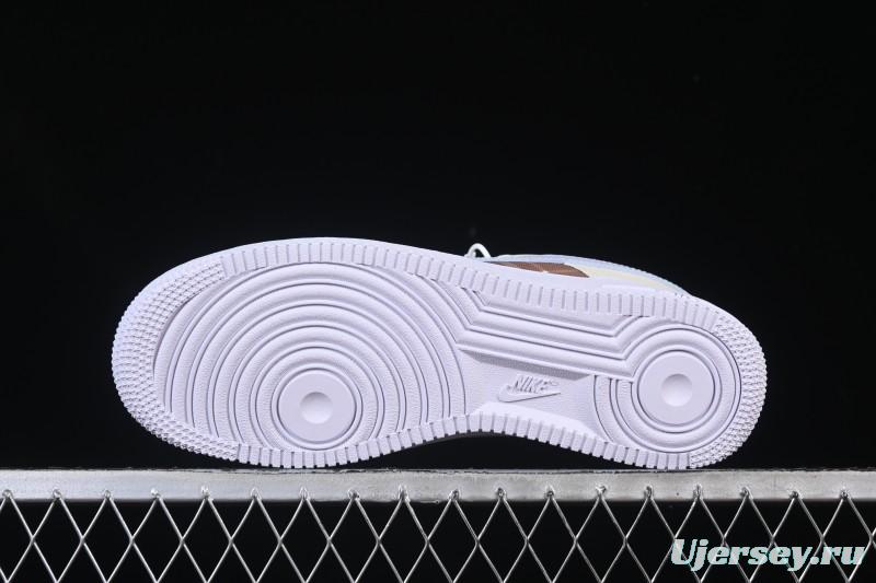 Nike Air Force 1'07 Low Casual Sneakers with Full-Length Air Cushion - IH7352-001