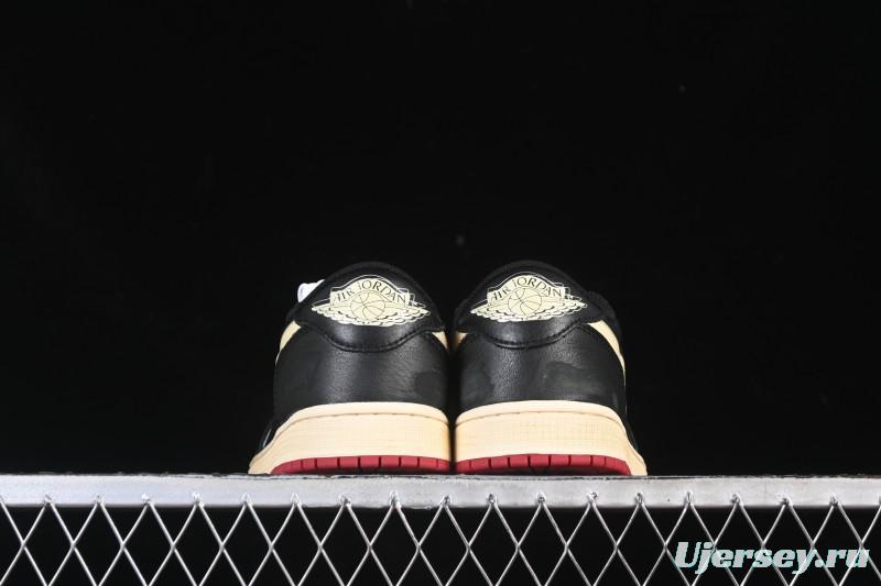 Nike Nigel Sylvester x Air Jordan 1 Low Casual Lifestyle Sneakers - IB8958-001