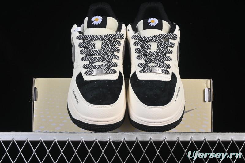 Nike Air Force 1 '07 Low G-Dragon Collaboration Daisy Beige Black Grey Casual Sneakers - QW5606-265