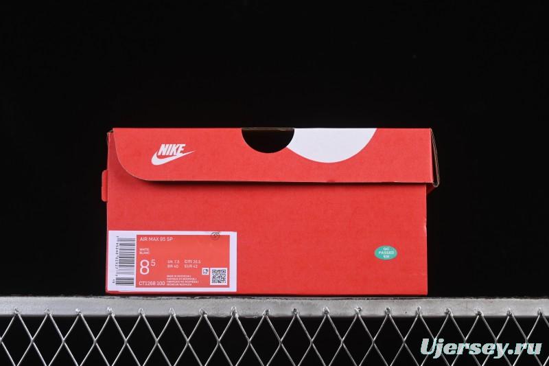 Nike Air Max 95 Retro Cushioned Running Shoes with Air Sole - CT1268-100