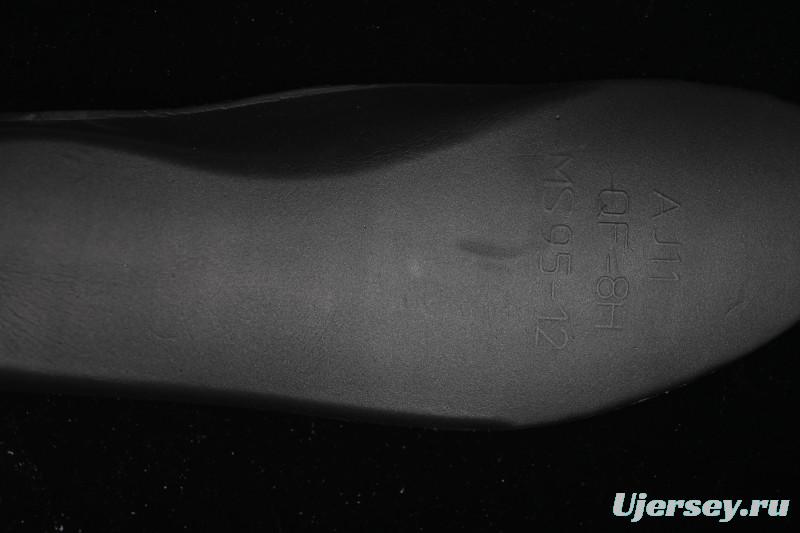 Nike Air Jordan 11 Retro Black Red Basketball Shoes - 378037-326