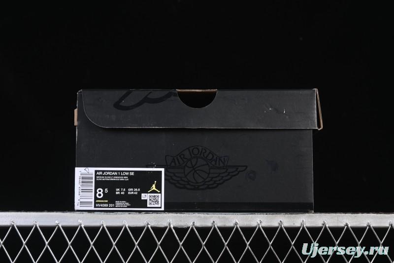 Nike Air Jordan 1 Low AJ1 Mint Green Low-top Casual Lifestyle Sneakers - HV4089-201