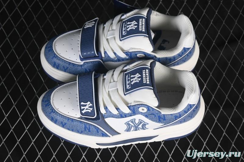 New York Yankees Chunky Liner Pocket Monogram Height-Increasing Thick Sole Casual Running Shoes - 3ASXP025N50NYS