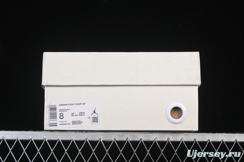 Nike Air Jordan Flight Court SP Retro Sports Sneakers - HQ2958-100