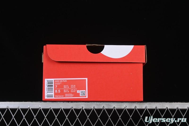 Nike V2K Runtekk Run Cushioned Anti-Slip Retro Low-Top Running Shoes - FD0736-001