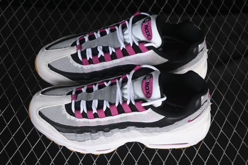 Nike Air Max 95 Retro Cushioned Running Shoes with Air-Sole Unit - HF7545-100