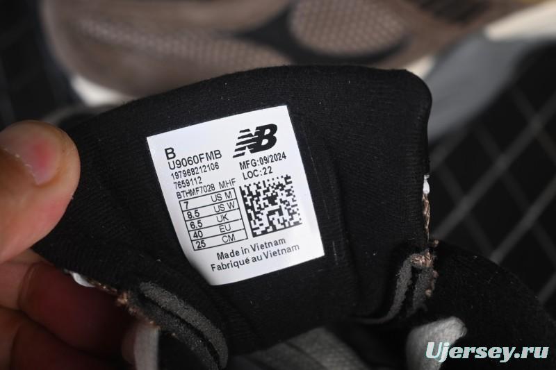 New Balance Retro Casual Running Shoes with ABZORB Cushioning - U9060FMB