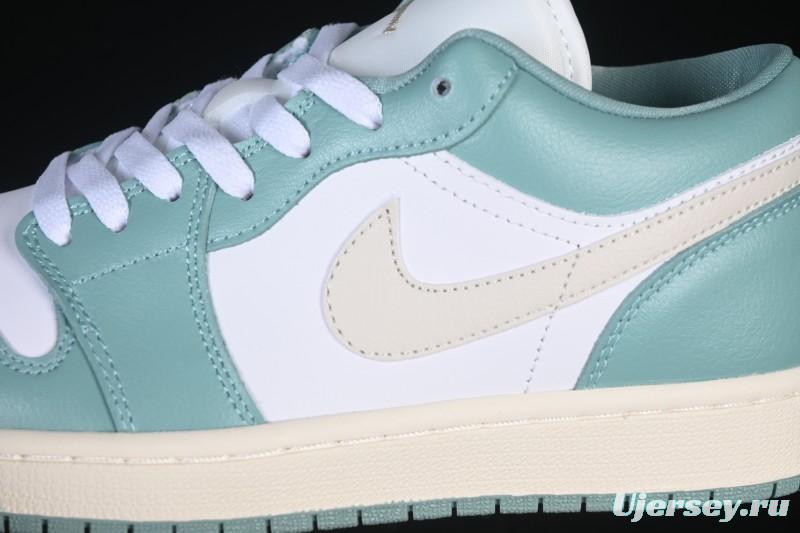 Nike Air Jordan 1 Low AJ1 Fresh Mint Green Low-Top Casual Skate Shoes DC0774-138