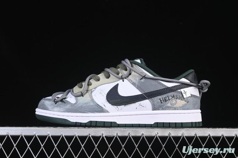 Nike SB Dunk Low Anniversary Custom Low-Top Casual Skate Shoes - DV0833-111