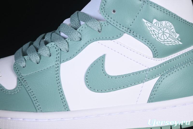 Nike Air Jordan 1 Mid Jade Smoke - BQ6472-138