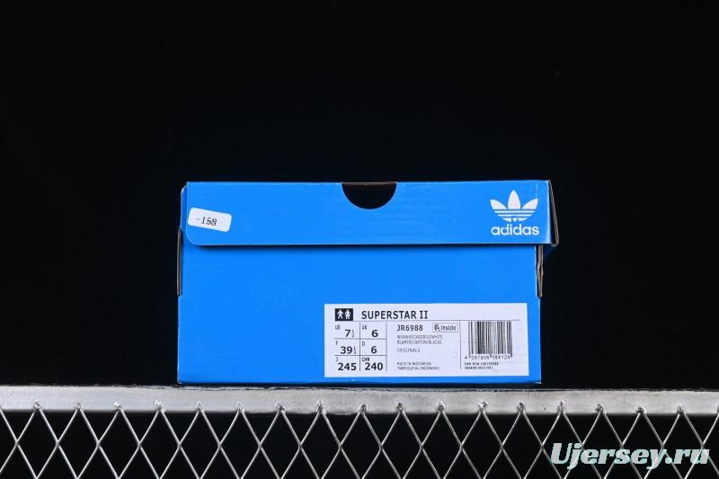 Adidas Superstar II Casual Sneakers with Shell Toe Design - JR6988