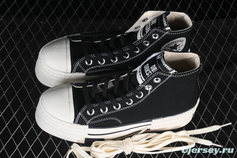 Rick Owens Drkshdw Converse Chuck 70 High Top Platform Casual Canvas Shoes - A06754C