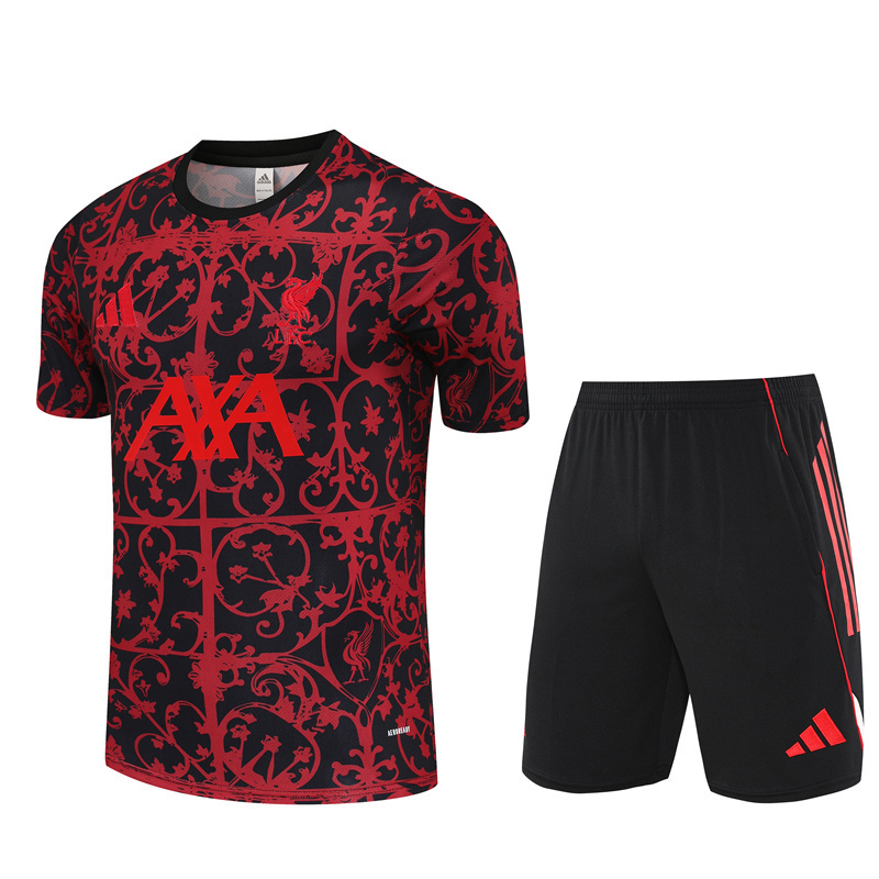 25/26 Liverpool Red Camouflage Short Sleeve Jersey+Shorts with XS