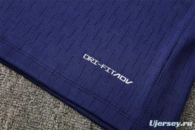 Player Version 25/26 Barcelona Royal Blue T90 Half Zipper Jacket+Long Pants