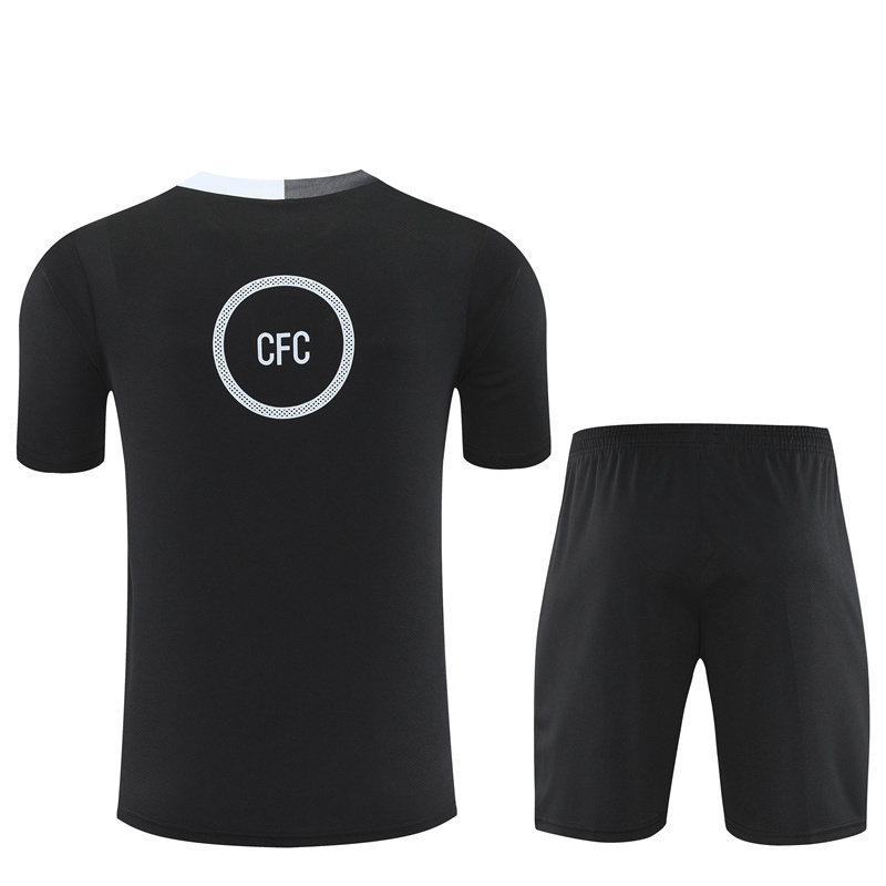25/26 Chelsea Black T90 with XS Short Sleeve+Soccer Shorts