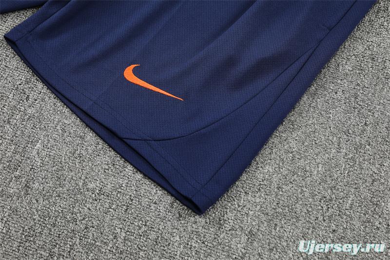 25/26 Barcelona Royal Blue Camouflage T90 Short Sleeve Jersey+Shorts