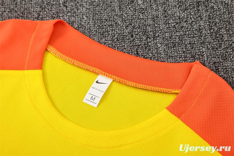 25/26 Brazil Yellow with XS Short Sleeve+Soccer Shorts