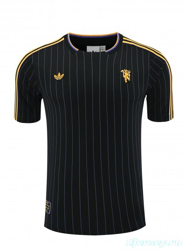 25/26 Manchester United Wine Short Sleeve Jersey+Shorts