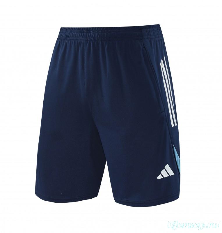 25/26 Real Madrid Navy Short Sleeve Jersey+Shorts