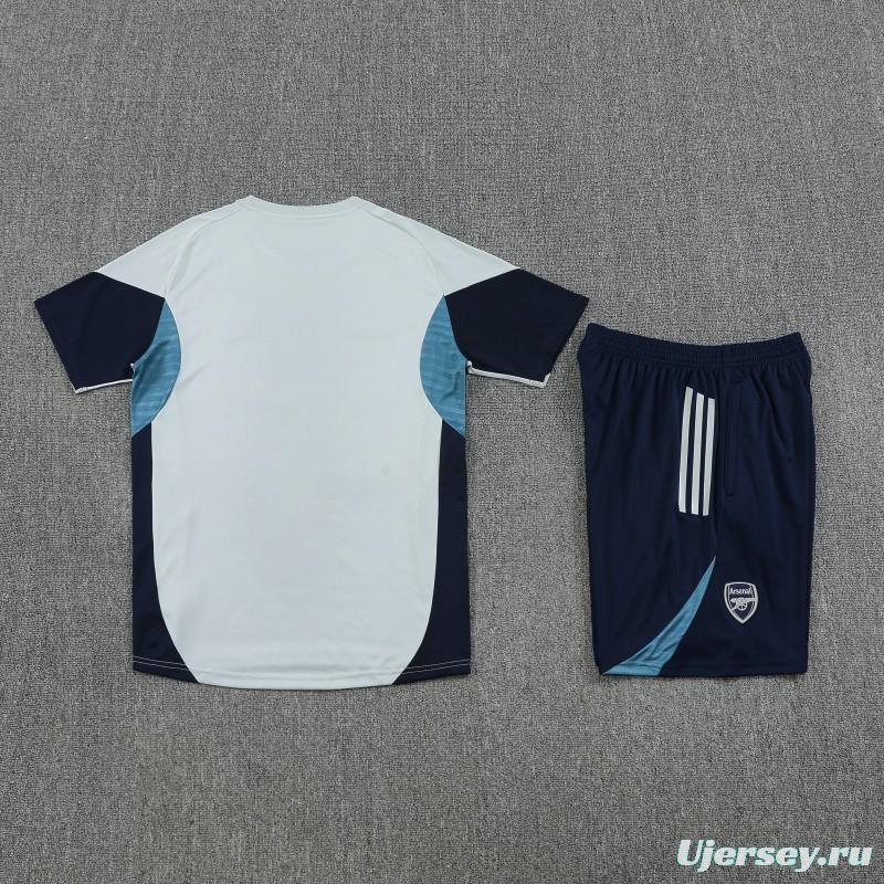 25/26 Real Madrid White Short Sleeve Jersey+Shorts