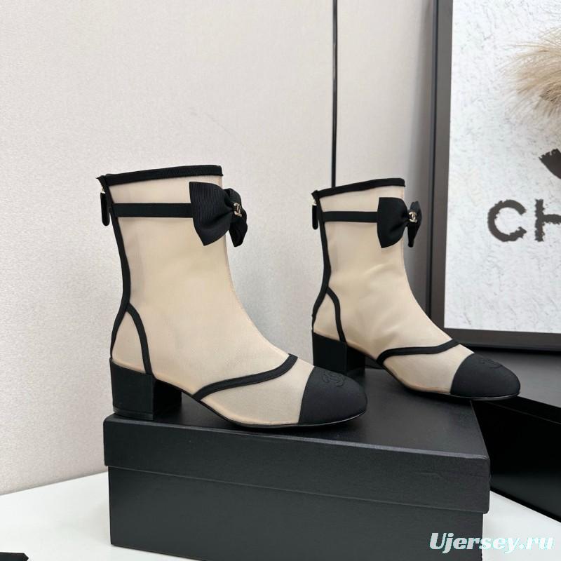 Chanel Classic Bow Ankle Boots - LY00