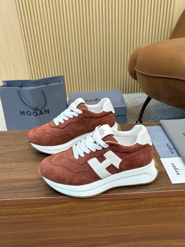 Hogan H-STRIPES Series Couple Thick Sole Dad Shoes Sneakers - AS00350