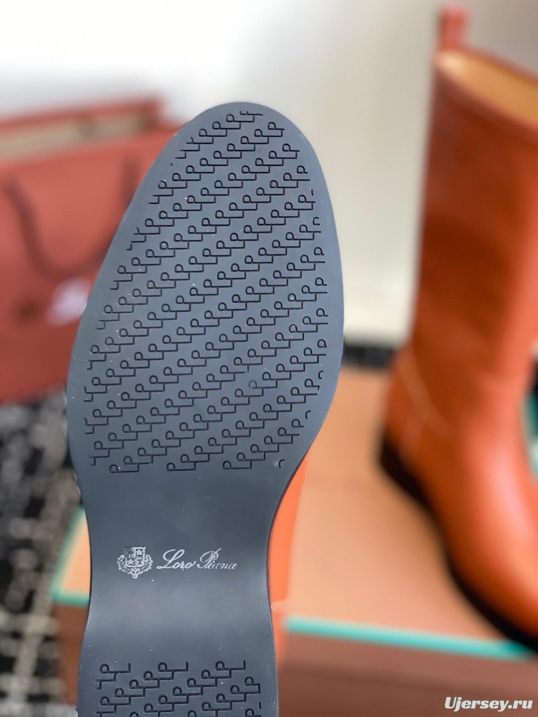 Brunello Cucinelli Classic Spring BC Calfskin High Top Thick Sole Riding Boots Long Boots - KFY00450