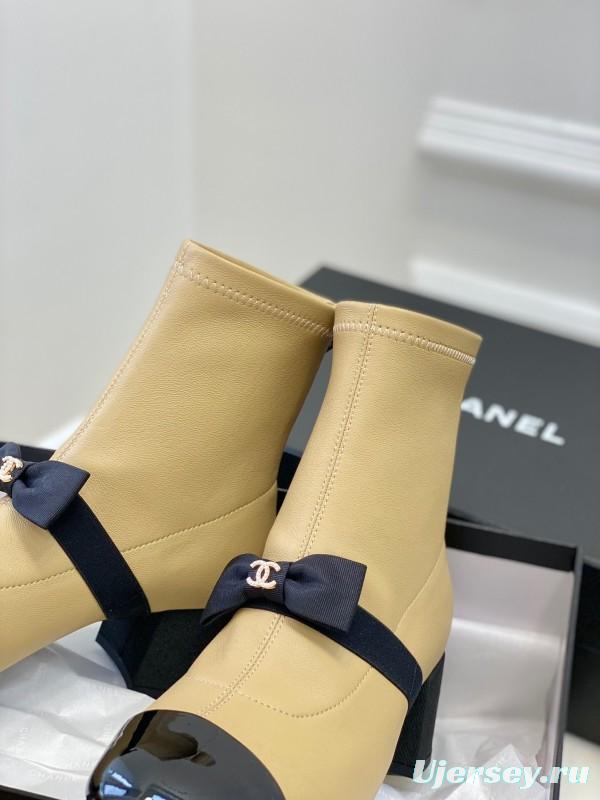Chanel 2025/SS Bow Mary Jane Ankle Boots - LY00320