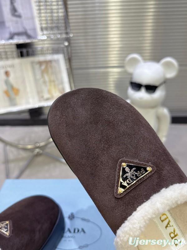 Prada Spring-Summer 2025 Premium Fur Slippers - KFY00280