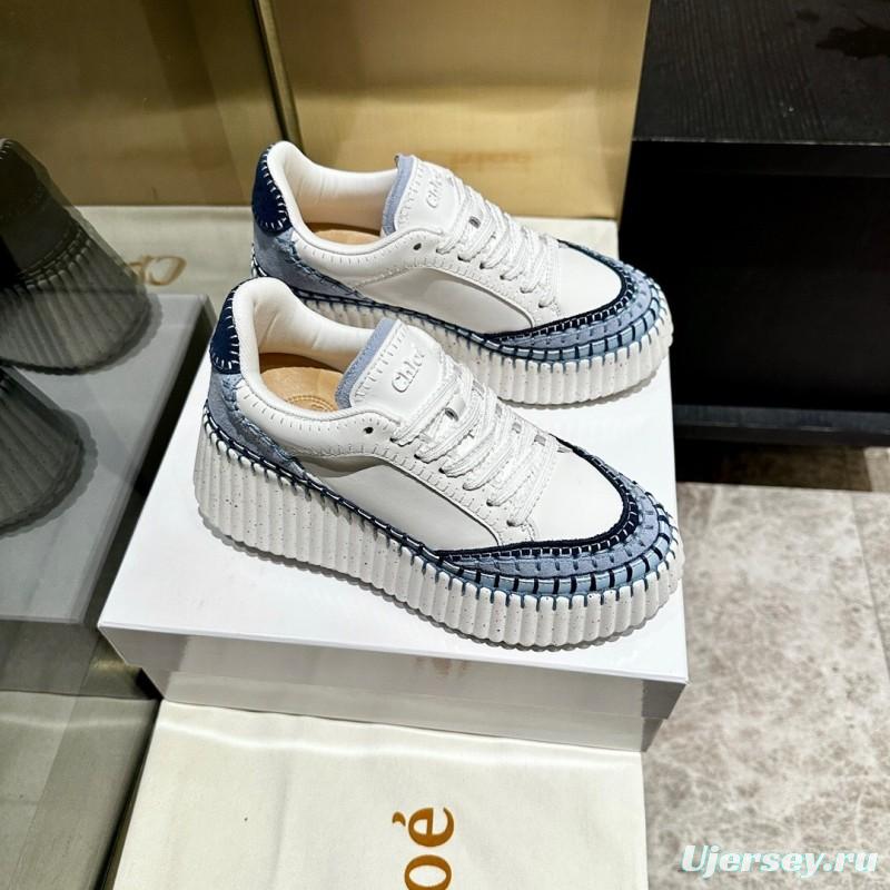 Chloe Hand-Stitched Mark Line Casual Shoes - LY00350